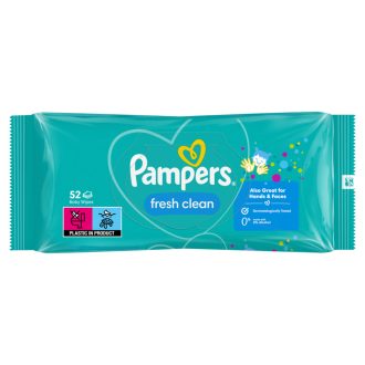 Pampers Fresh Clean törlőkendő 52 db
