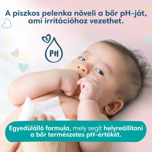 Pampers Sensitive törlőkendő 52 db