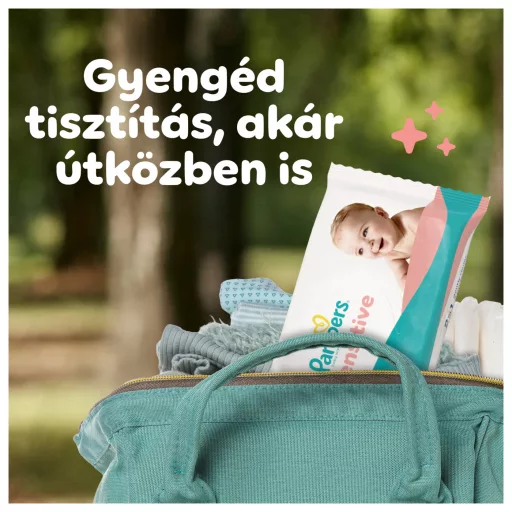 Pampers Sensitive törlőkendő 52 db