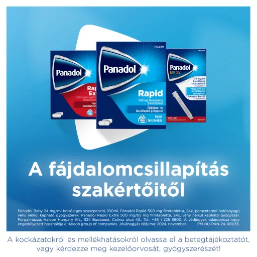 Panadol Rapid 500 mg filmtabletta 24 db