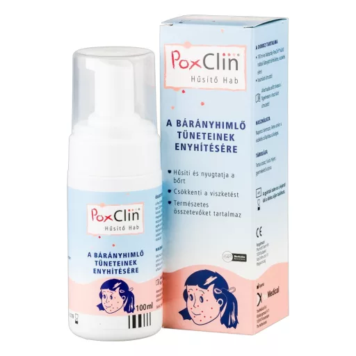 PoxClin hűsítő hab bárányhimlőre 100 ml