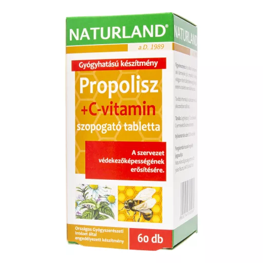 Naturland Propolisz C-vitamin tabletta 60 db