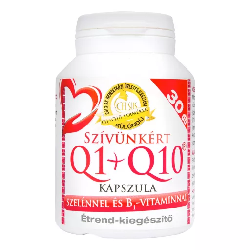 Celsus Szívünkért Q1+Q10 kapszula szelénnel és B1-vitaminnal 30 db