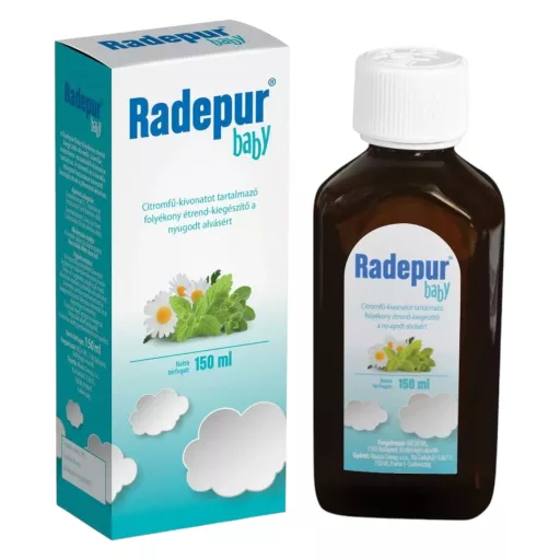Radepur Baby citromfű-kivonatot tartalmazó étrend-kiegészítő folyadék 150 ml