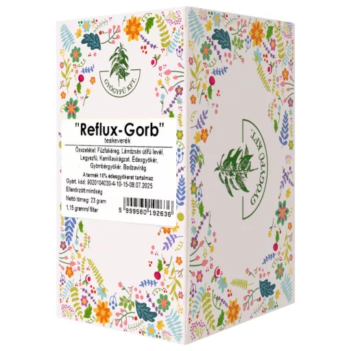 Gyógyfű Reflux-gorb filteres teakeverék 20 db