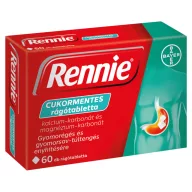 Rennie cukormentes rágótabletta 60 db
