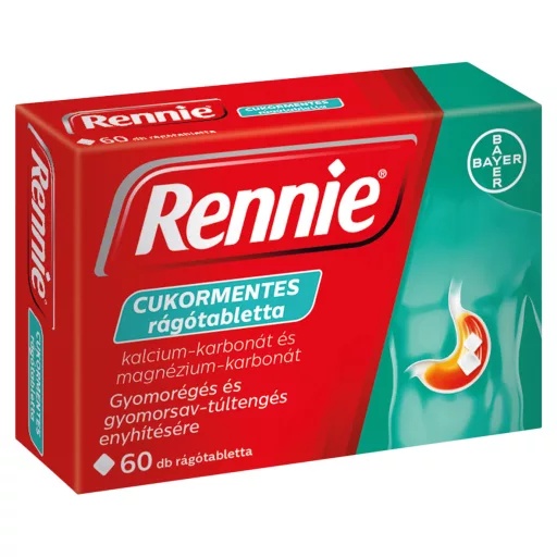 Rennie cukormentes rágótabletta 60 db