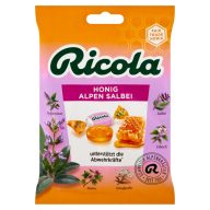 Ricola Mézes-zsályás cukorka zacskós 75 g 