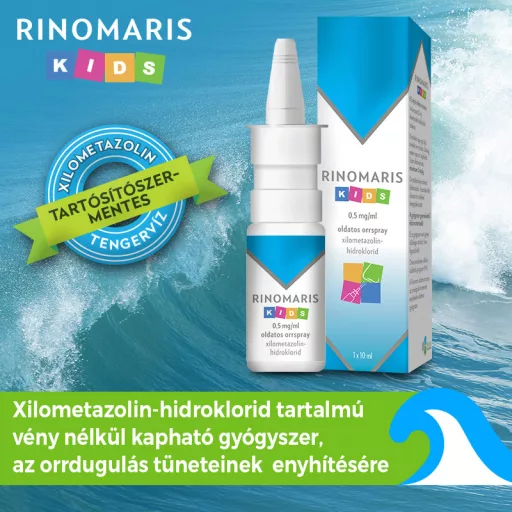 Rinomaris 0,5 mg/ml oldatos orrspray 10 ml