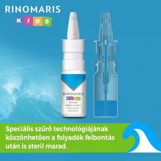 Rinomaris 0,5 mg/ml oldatos orrspray 10 ml