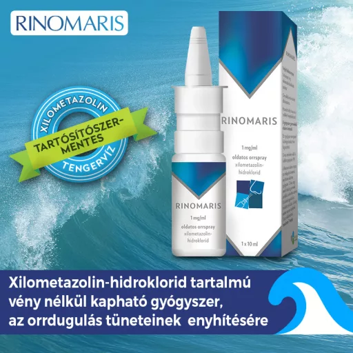 Rinomaris 1 mg/ml oldatos orrspray 10 ml