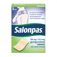 Salonpas 105 mg/31,5 mg gyógyszeres tapasz 5 db