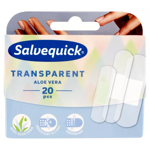 Salvequick átlátszó aloés sebtapasz 20 db