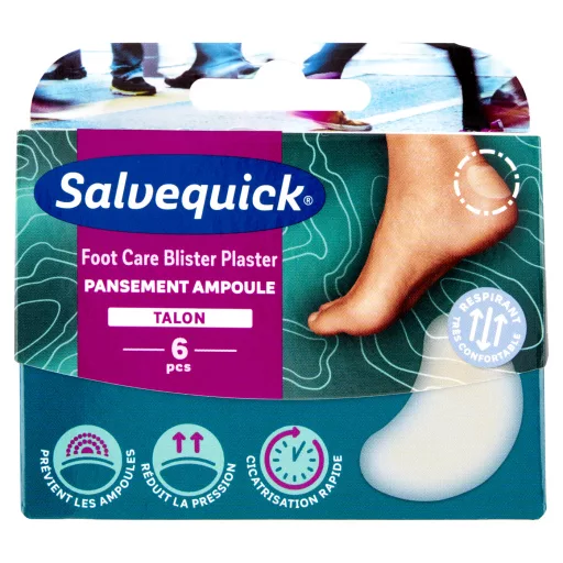 Salvequick hólyag és horzsolás tapasz sarokra 6 db