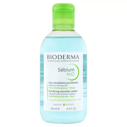 Bioderma Sébium H2O arclemosó mélytisztító zsíros bőrre 250 ml
