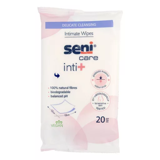 Seni care inti+ intim nedves törlőkendő 20 db