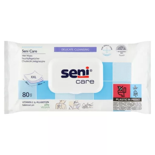 Seni Care nedves törlőkendő 80 db
