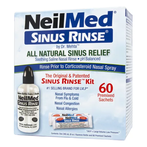 Sinus Rinse orr irrigátor szett (9 év felettieknek) 60 tasak