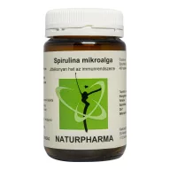 Naturpharma Spirulina 400 mg Mikroalga tabletta 120 db