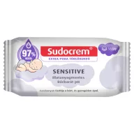 Sudocrem Sensitive törlőkendő 55 db