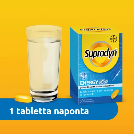 Supradyn Energia 50+ multivitamin filmtabletta 30 db