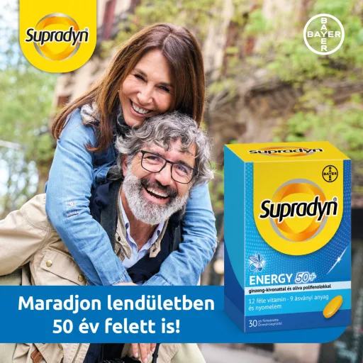 Supradyn Energia 50+ multivitamin filmtabletta 30 db