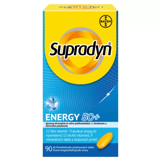 Supradyn Energia 50+ multivitamin filmtabletta 90 db