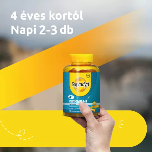 Supradyn Kids multivitamin Omega3 gumicukor 60 db