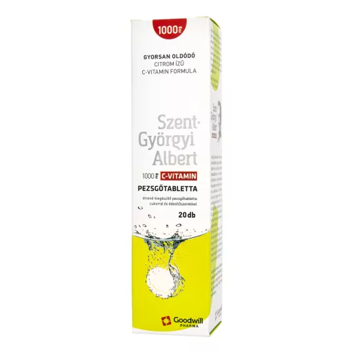 Szent-Györgyi Albert C-vitamin 1000 mg pezsgőtabletta 20 db