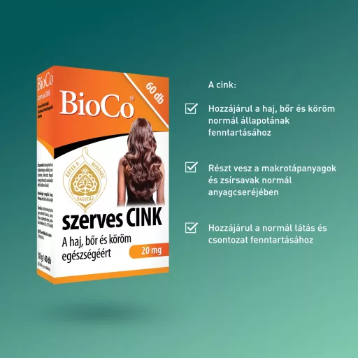 Bioco Szerves Cink tabletta 60 db