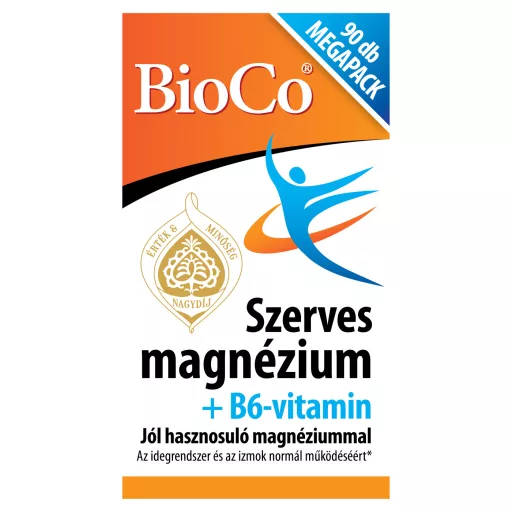 BioCo Szerves Magnézium +B6 tabletta 90 db