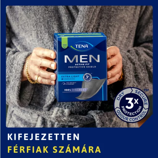 TENA Men Active Fit Protective Shield inkontinencia betét férfiaknak 14 db