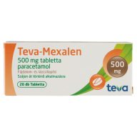 Teva-Mexalen 500 mg tabletta 20 db