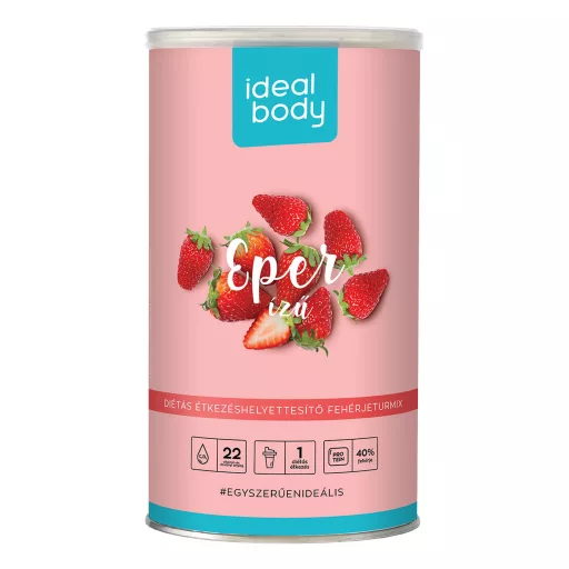 IdealBody  fehérje turmixpor 15 adag - eper 525g