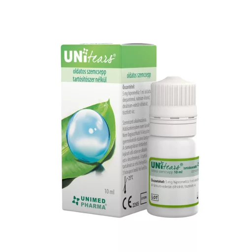 Unitears tartósítószer mentes szemcsepp 10 ml