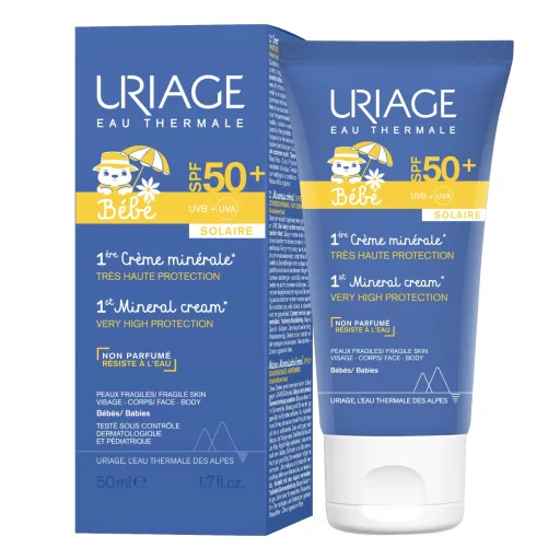 Uriage Baba Mineral fényvédő krém SPF50+ 50 ml