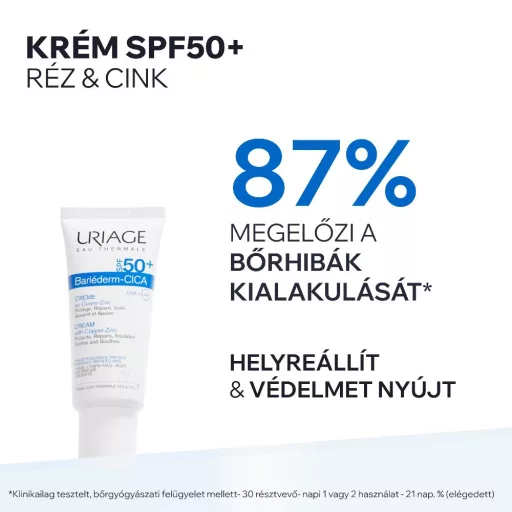 URIAGE BARIÉDERM CICA CU-ZN F50+ KR 40ML