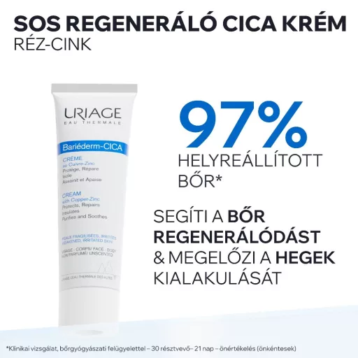 Uriage Bariéderm Cica CU-ZN sebkezelő krém 40 ml