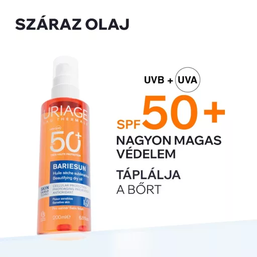 Uriage Bariésun SPF50+ száraz olaj spray 200 ml