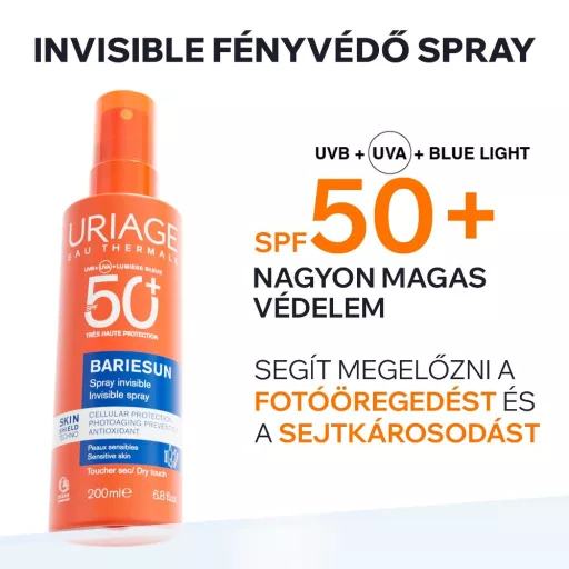Uriage Bariésun spray SPF50+ illatmentes 200 ml