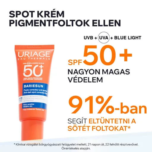 Uriage Bariésun Spot SPF50+ pigmentfoltok elleni krém 40 ml