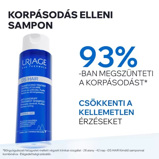 Uriage D.S. Hair sampon korpás fejbőrre 200 ml