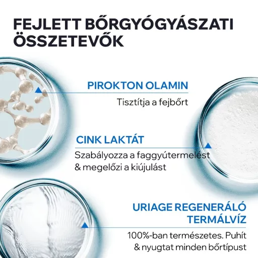 Uriage D.S. Hair sampon korpás fejbőrre 200 ml