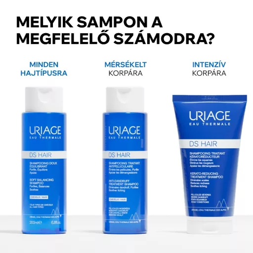 Uriage D.S. Hair sampon korpás fejbőrre 200 ml