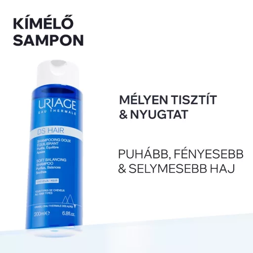 Uriage D.S. Hair kímélő sampon 200 ml