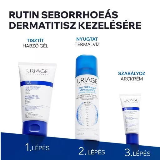 Uriage D.S. habzó gél seborrhoeás bőrre 150 ml