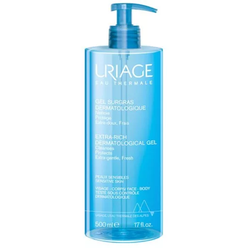 Uriage Gel Surgras Dermatalogique tusfürdő 500 ml