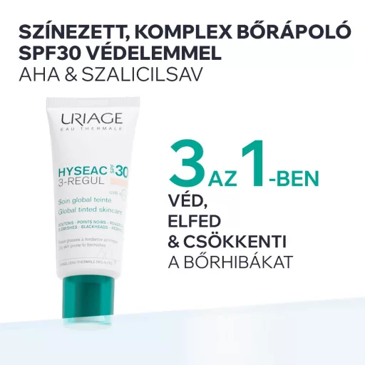 Uriage Hyséac 3-Regul színezett krém SPF30 40 ml