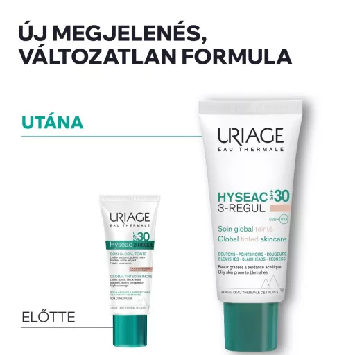 Uriage Hyséac 3-Regul színezett krém SPF30 40 ml