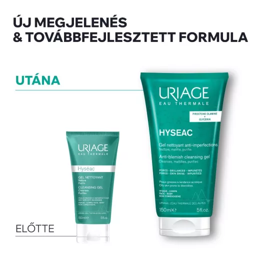 Uriage Hyséac bőrtisztítő habzó gél 150 ml